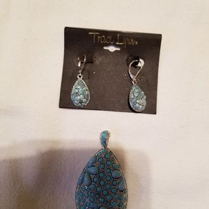 Earrings & Pendant Set